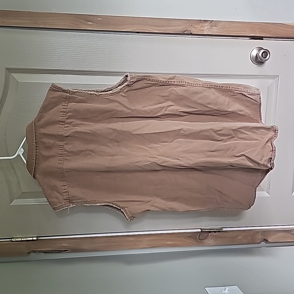 Schmidt work wear XLT sleeveless button down shirt/vest carhartt like material - Picture 4 of 4